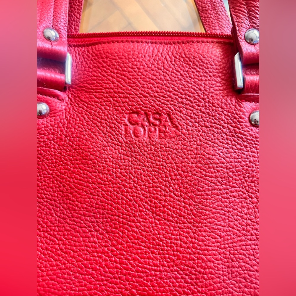 Casa López bag red colors - Picture 5 of 11